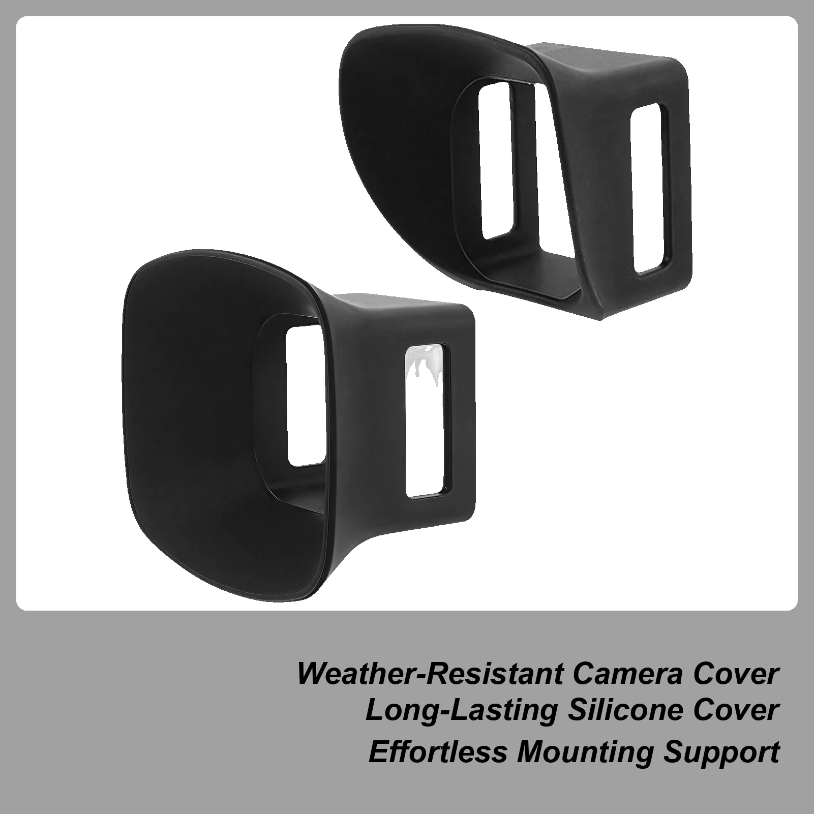 Car Rear View Camera Cover Portable Silicone Universal Guard Automobile Rain Accessories For Driver Truck RV Vehicle Exterior