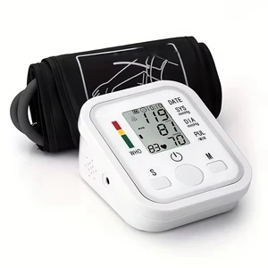 Digital blood pressure monitor, arm, sphigmomanometer, tonometer, tensiometer, heart rate, pulse, bp monitor, voice 6 Main Sales Measure Blood Pressure - №1