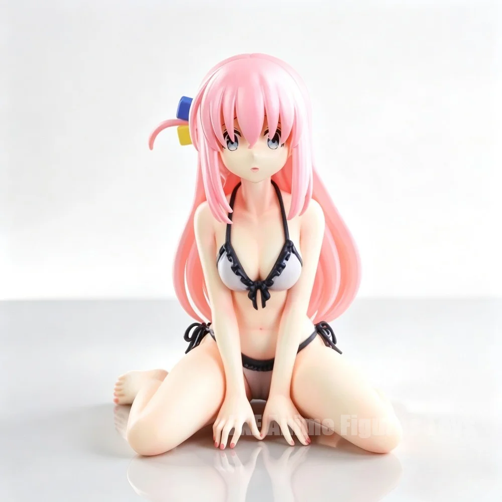 3,94 Zoll/10cm Anime Gotoh Hitori Figur Gotoh Hitori Actionfiguren PVC-Statue Desktop-Ornament Sammlermodell Spielzeug Geschenke