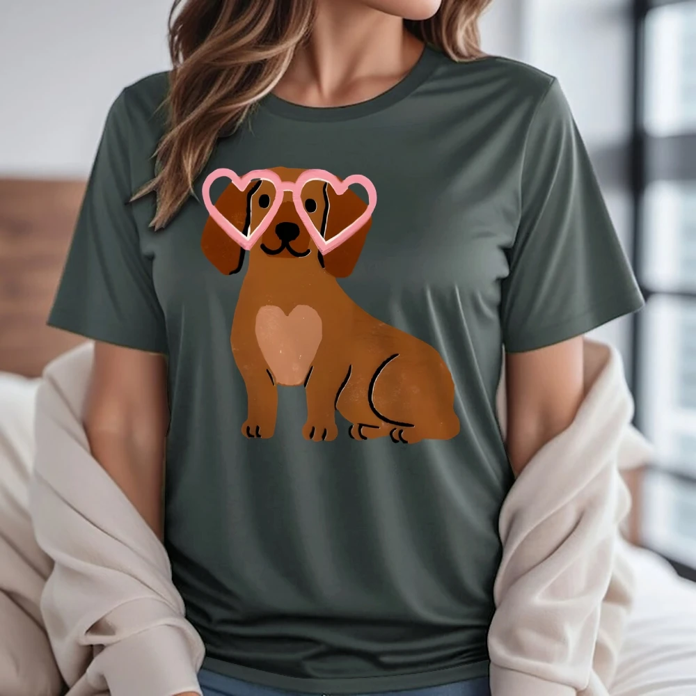 

Oversized Casual Short Sleeve T-Shirt Fit for a Cool Vibe, Cotton Material, Crew Neck, Great for Pairing with Leggings or Jeans