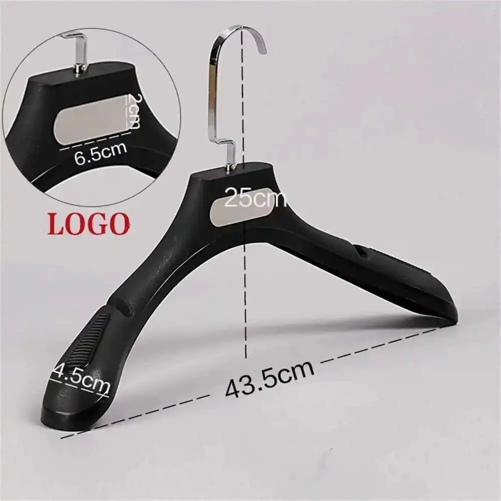 Man Women Suit Hanger Widened Thick Flat Hook Plastic Hangers Garment Display Hanger Store Fixture