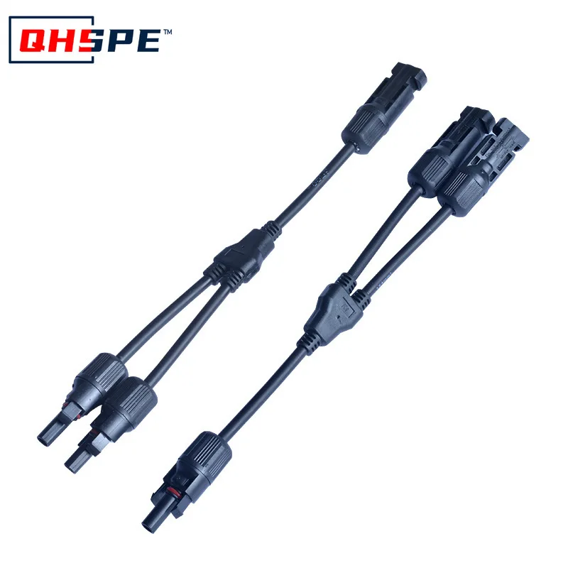 MC4 Photovoltaik-Stecker Y-förmiger Dreiwege-Vierwege-Fünf-Wege-Photovoltaik-Modul Parallelstecker 1/2/3/4 Adapter