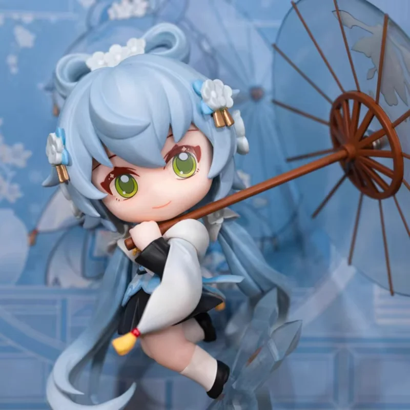 

Cobranded Luo Tianyi Pear Blossom Snow Q Edition Handmade Anime Accessories Pvc Viewing Model Desktop Ornament Accessories Gifts