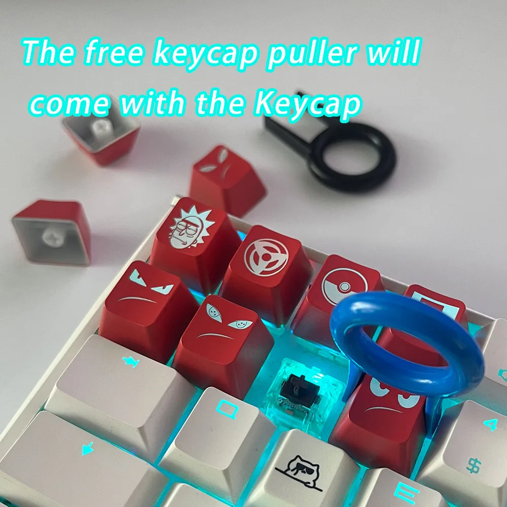 ESC Keycap for Mechanical Keyboards – R4 Height, Red Color ABS Crafted, Cool Backlit Effect, BRILA KeyCaps – Custom Gaming Style