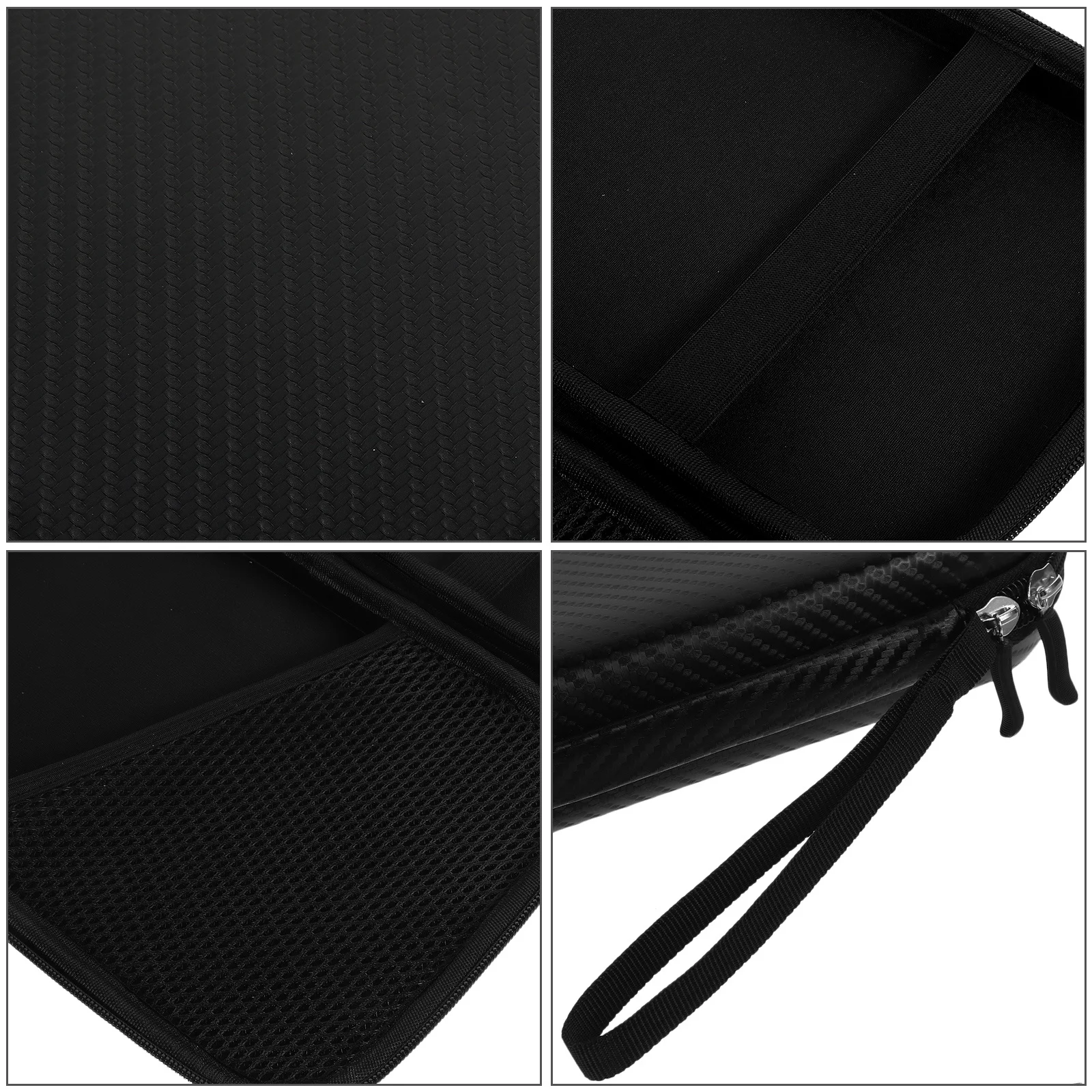 

Pong Paddle Case Durable Hard Shell Protective Storage for Multiple Table Tennis Rackets Portable Organizer