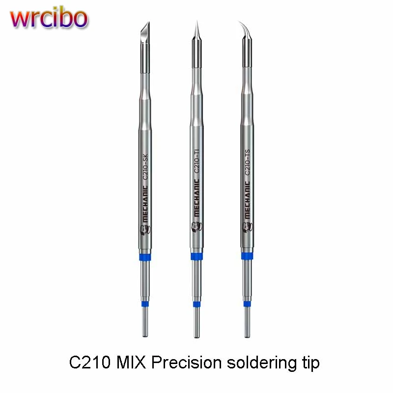 

Механик C210 MIX, 3 шт., C210, паяльные жала для T210 T210-A T210-NA Sugon T26, паяльная ручка, паяльная станция, сварочное жало