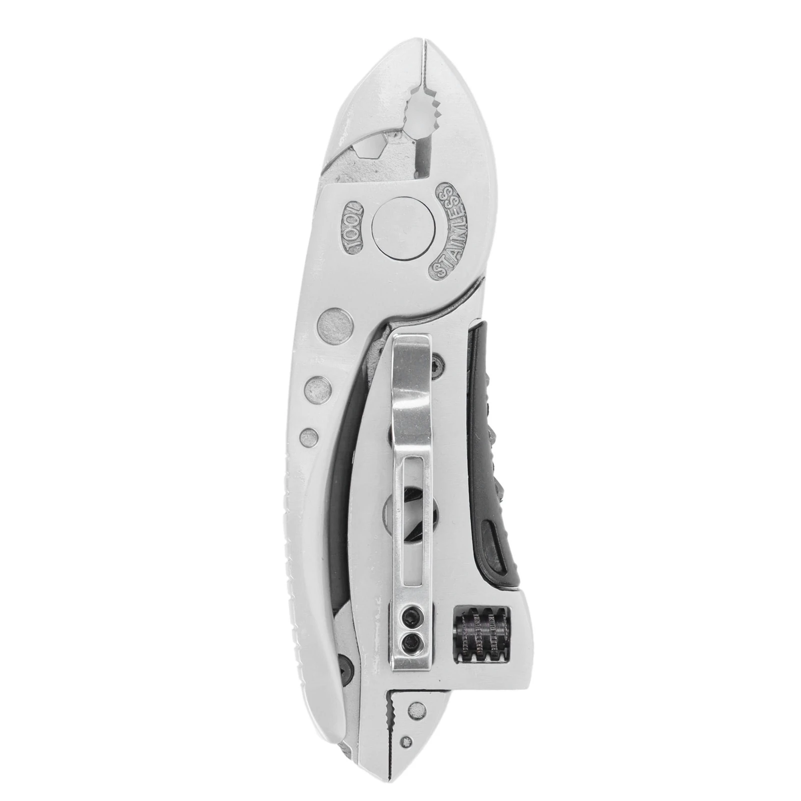 

Camping Tool Multi Tool Adjustable Wrench Screwdriver Bits Pliers Survival Emergency Gear Assembly Multi Tool Tool Pliers Wrench