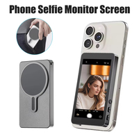 Phone Wireless Magnetic Selfie Monitor Screen For Smartphone Vlog Live Stream Video Recording Phone Rear Camera Selfie New