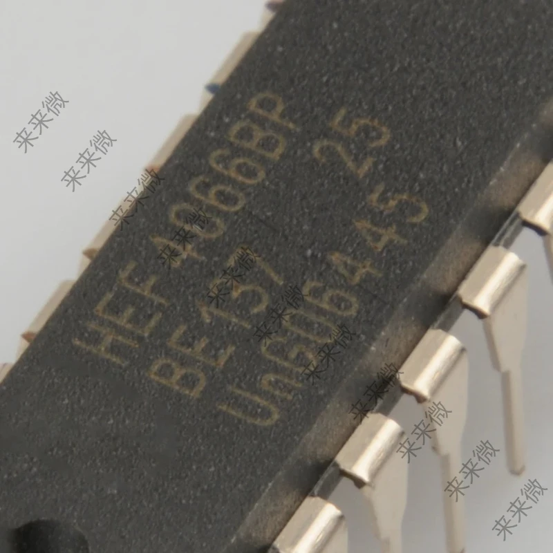 5pcs HEF4066BP DIP-14 Quad SPST Analog Switch IC Low On Resistance CMOS Signal Switch One-Stop BOM Service