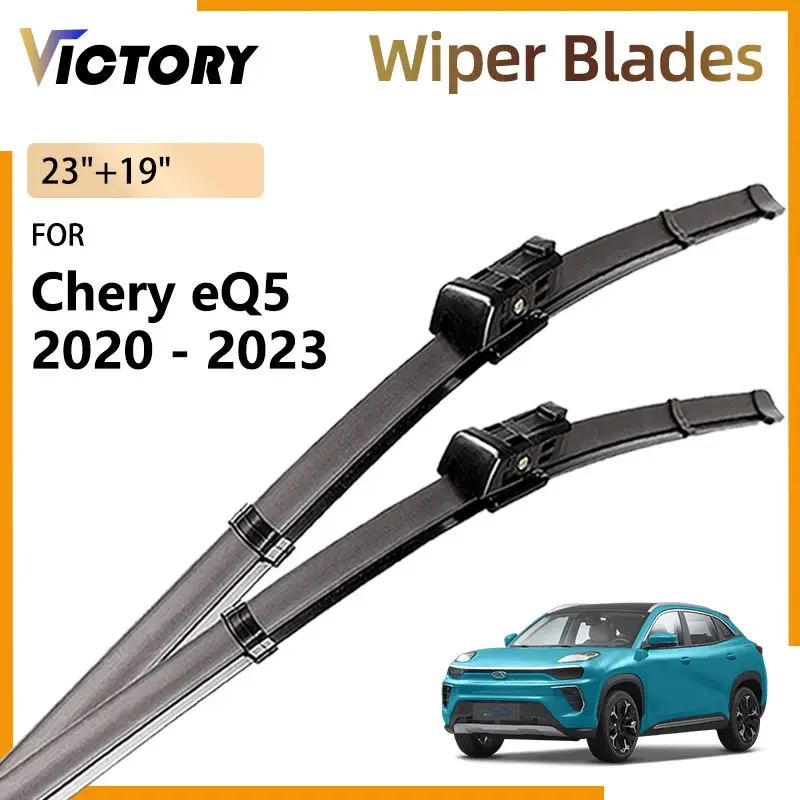 Car Front Wiper Blades For Chery eQ5 2020 2021 2022 2023 Accessories Natural Rubber Windshield Windscreen Window Brushes 23