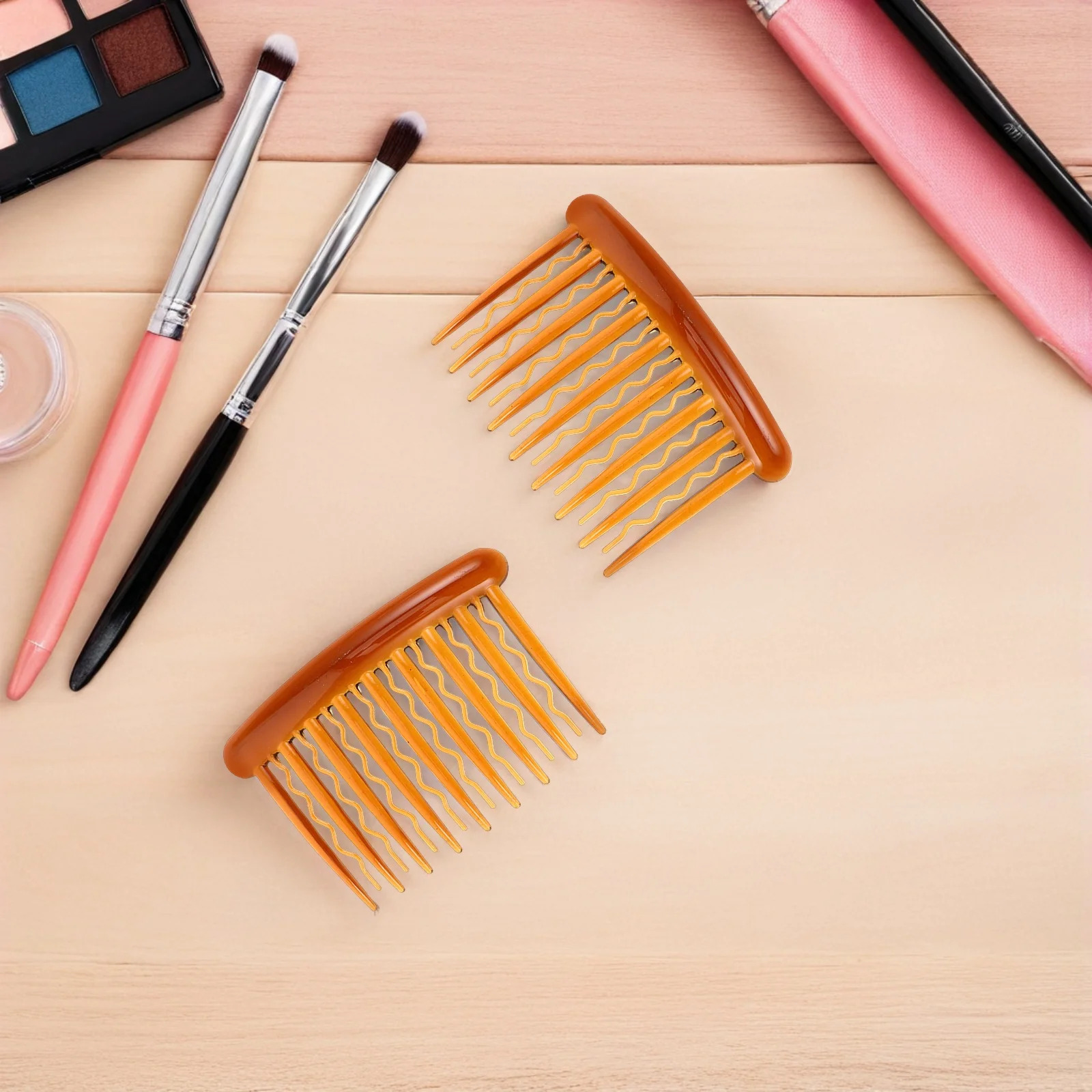 

24Pcs Plastic Bridal Wave Comb Retro Design Secure Hold Teeth for Wedding Party Hair Plastic Hair Side Combs Bridal Veil Comb