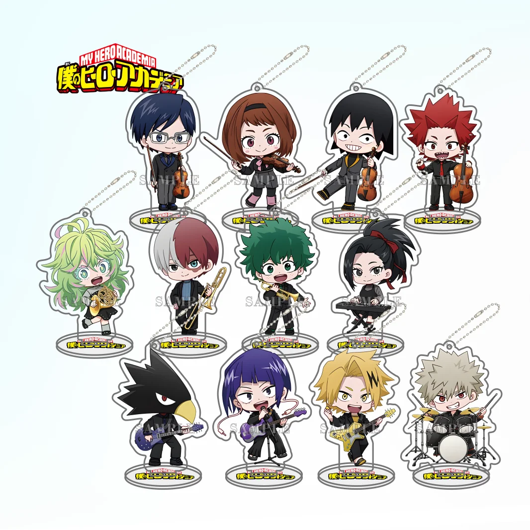 Image of Anime My Hero Academia Konzertserie Acryl-Standfigur Schlüsselanhänger Sammlerstück Charakter-Merch Fantasy Anime Junge Mädchen Schreibtisch-Deko Geschenk