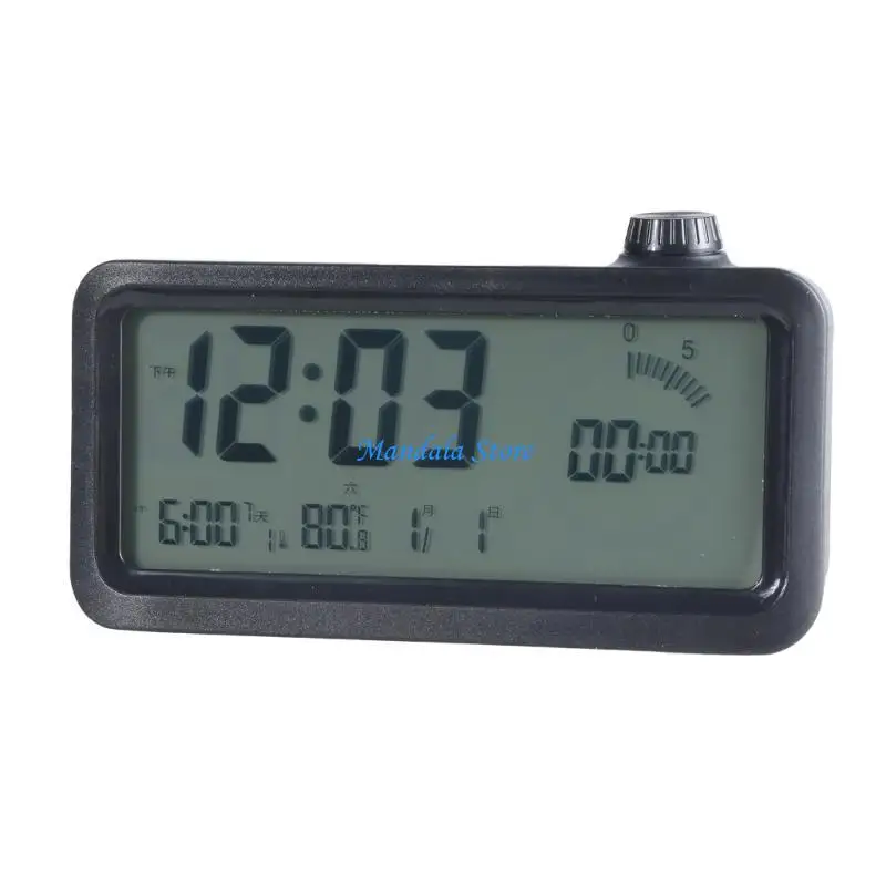 

U2JC Timer Clock With Date Function, 3 Alarms Sounds, For Individuals Easy to Operate