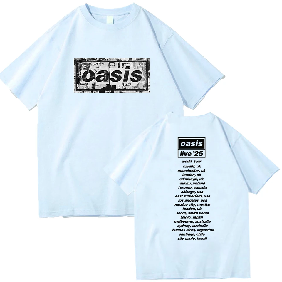【新品】oasis live'25 Tour Photo Mono Tシャツ S00033ae89c8a400bba34c68476549