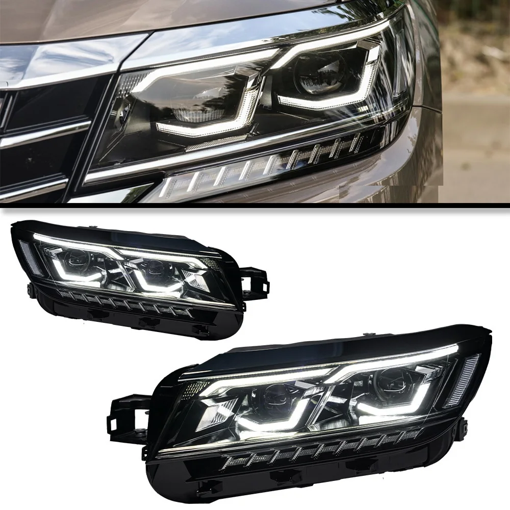 2019-2021 for Pas-sat B9 High Configuration 12v 25W LED Auto Headlight Projector Lens New Car Front Lamps Accessories H4 Bulb