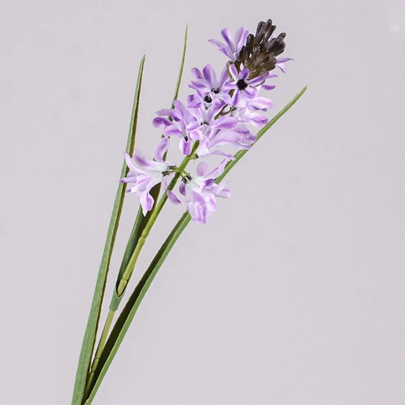 

5 шт. искусственных шелковых цветов: гиацинты, декор для свадьбы, искусственные цветы, фиолетовые нарциссы в горшках, аксессуары для украшения стола и дома для вечеринок