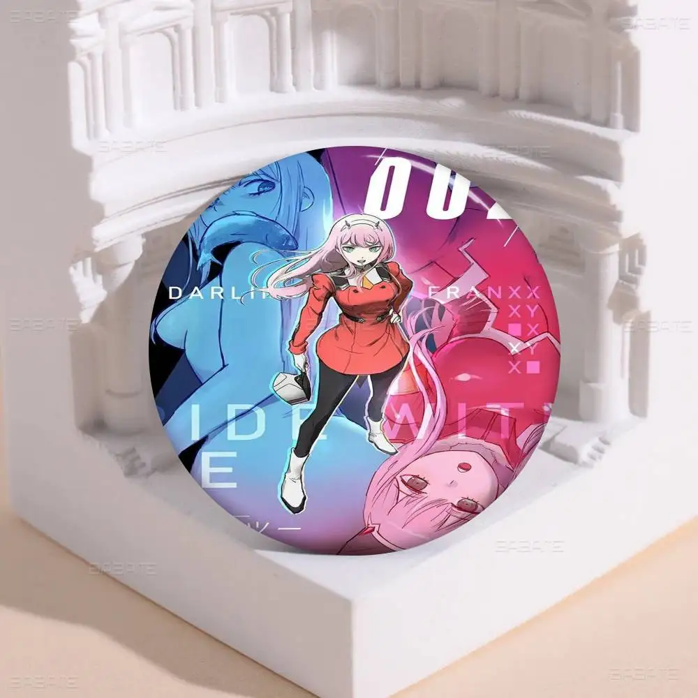 فرانكس صفر اثنين 002 أنيمي أنيمي زر دبوس بروش اليدوية للملابس الكرتون شارة ظهره الديكور مجوهرات اكسسوارات #4