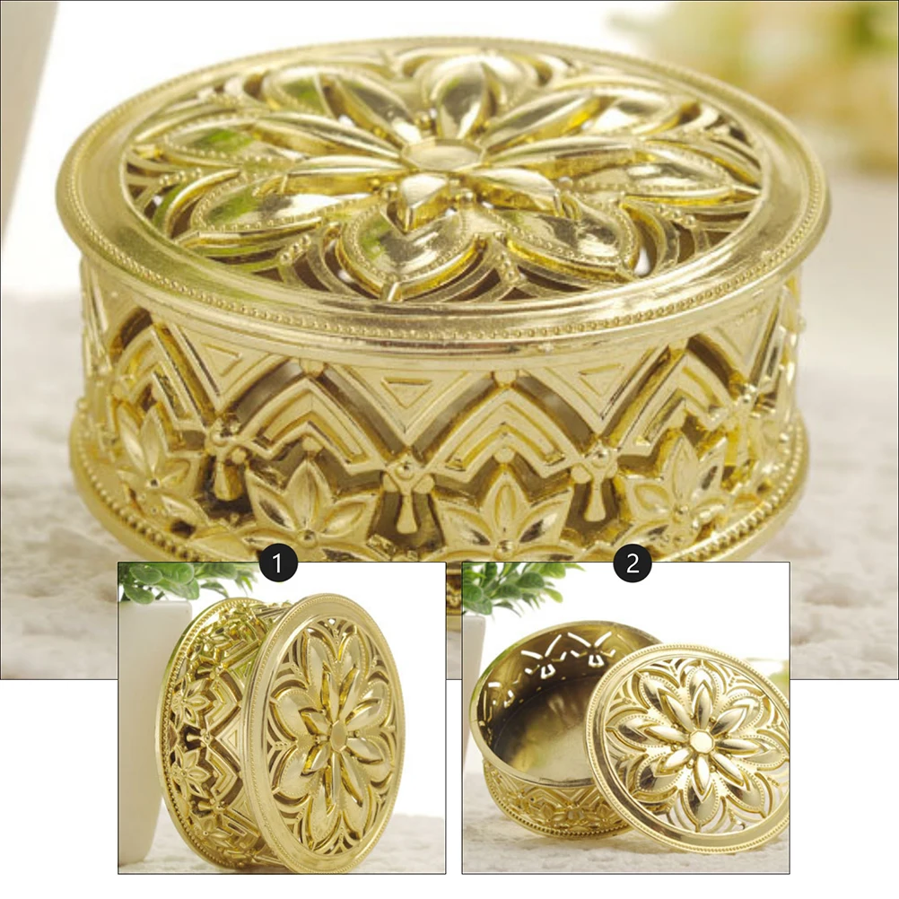 

6pcs Boxes Hollow Storage Material Wedding Bridal Shower Birthday Banquet Anniversary Party Supplies Gift