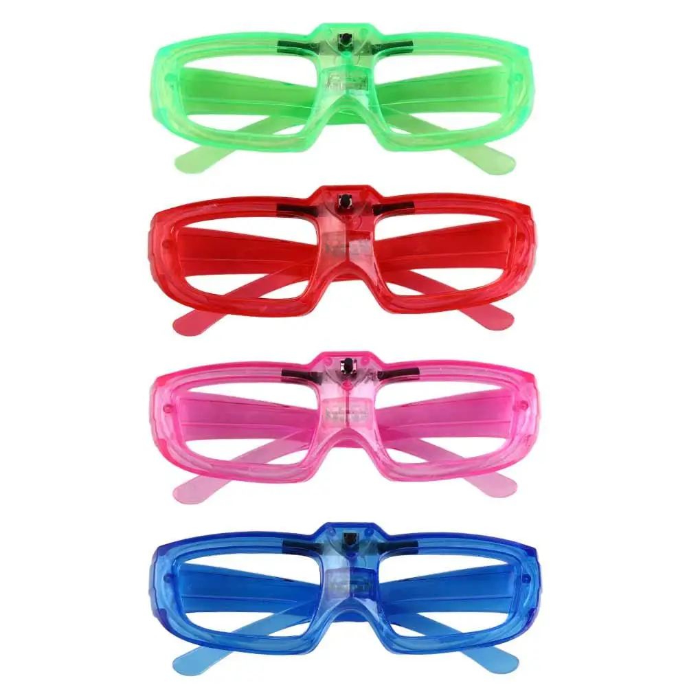 Party Supplies Glow in The Dark Adult LED Glasses Flashing Glasses Luminous Glasses Shutter Shades Glasses Glow Sticks Glasses