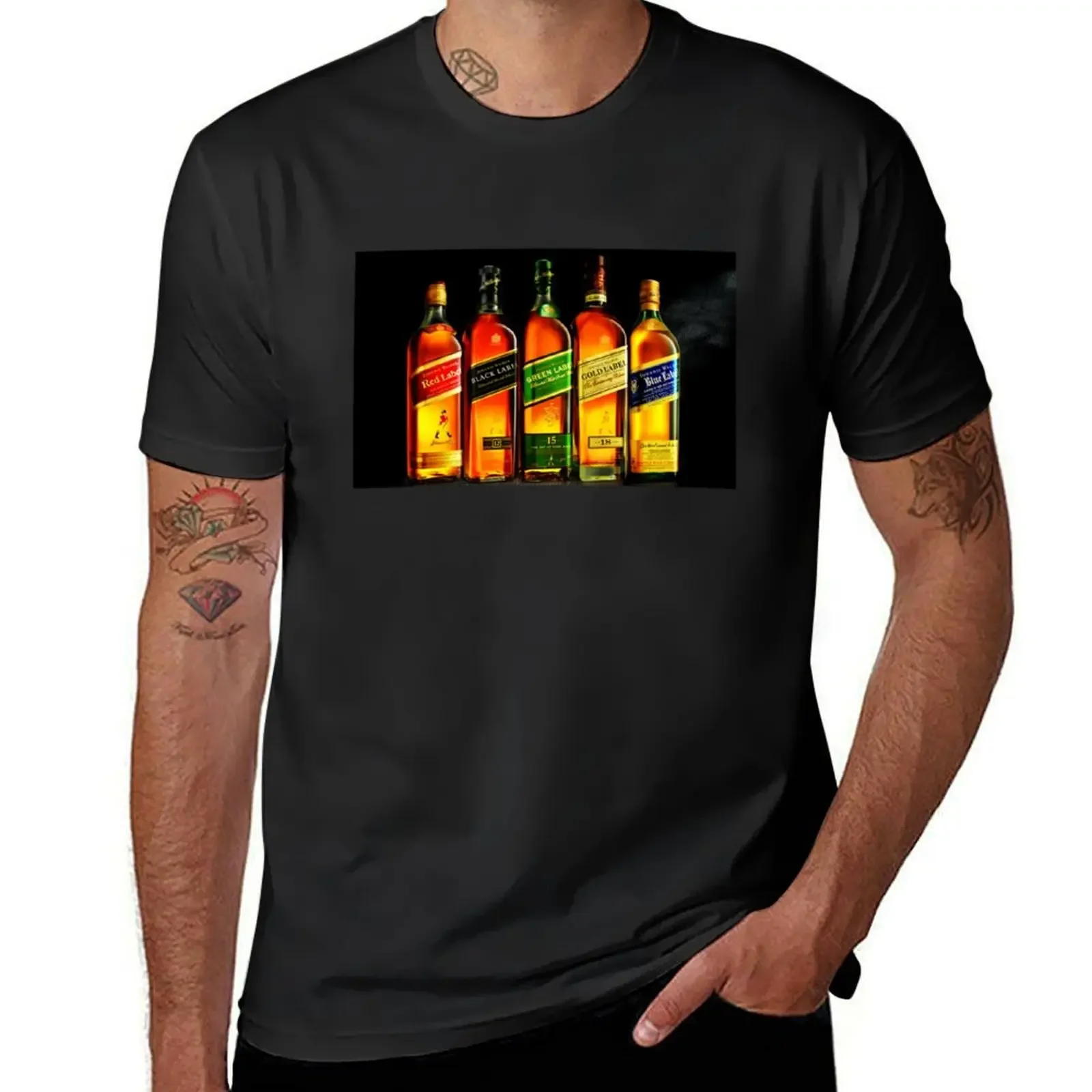 

Aesthetic Johnnie Bottle Poster T-Shirt Blouse anime t shirts outfits for men