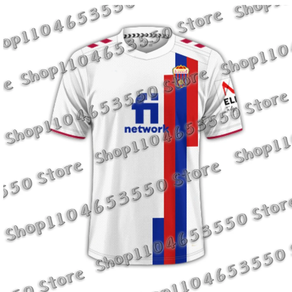 اسبانيا الرجال ريترو جيرسي الساخن قميص لا ليجا 2 Eldens قميص ثلاثية الأبعاد المطبوعة الرجال والنساء الاطفال قميص الرياضة عادية حجم كبير قميص #3
