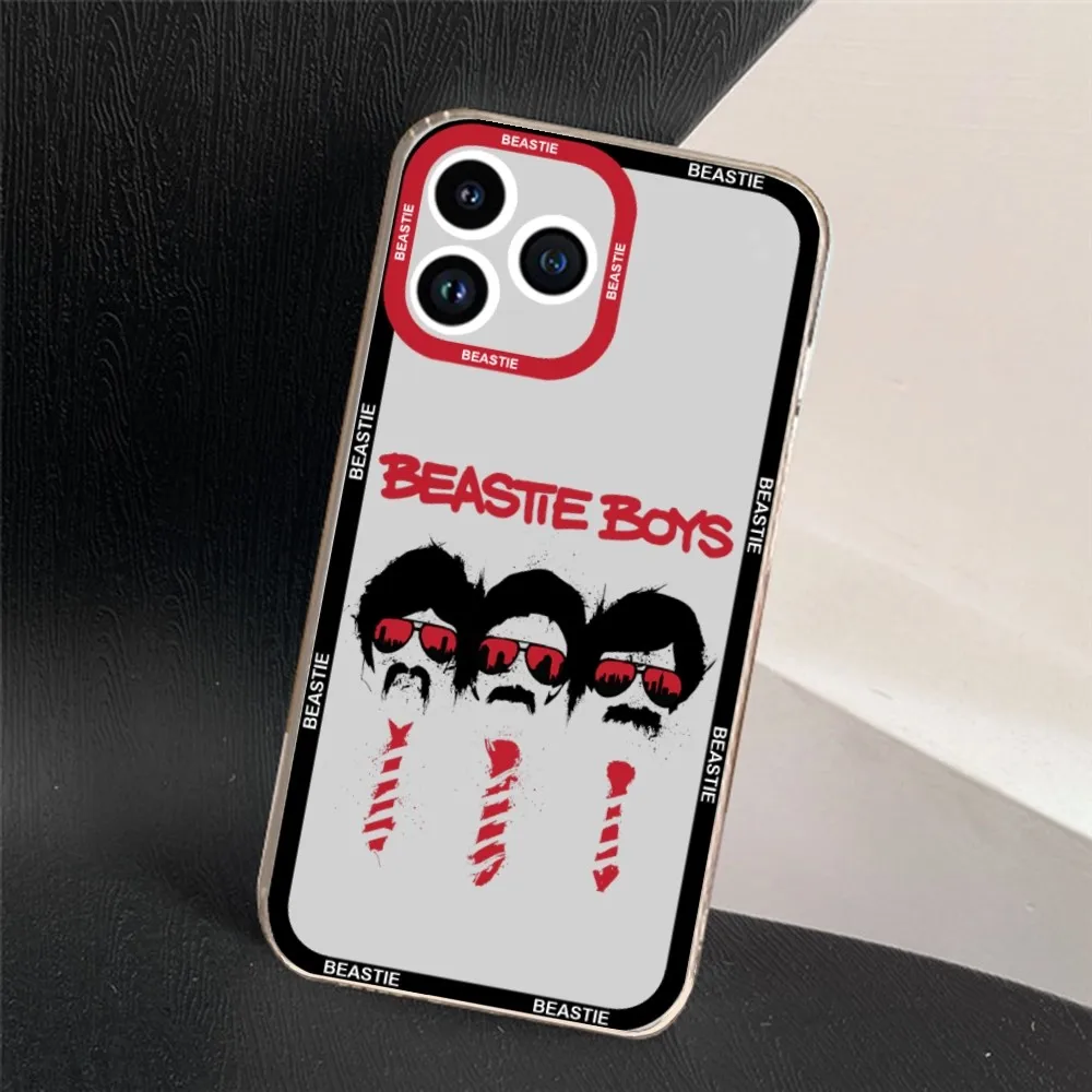 Beastie Boys Pop Hip Hop Band Phone Case For iPhone 11 12 Mini 13 14 15 Pro Max Transparent Shell image 2