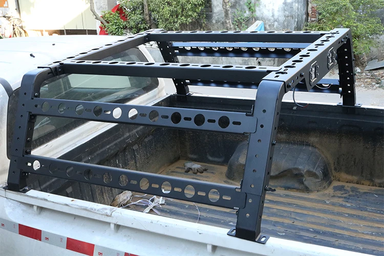 Accessori per pickup di alta qualità portapacchi universale telescopico rimovibile per auto roll bar in alluminio portapacchi