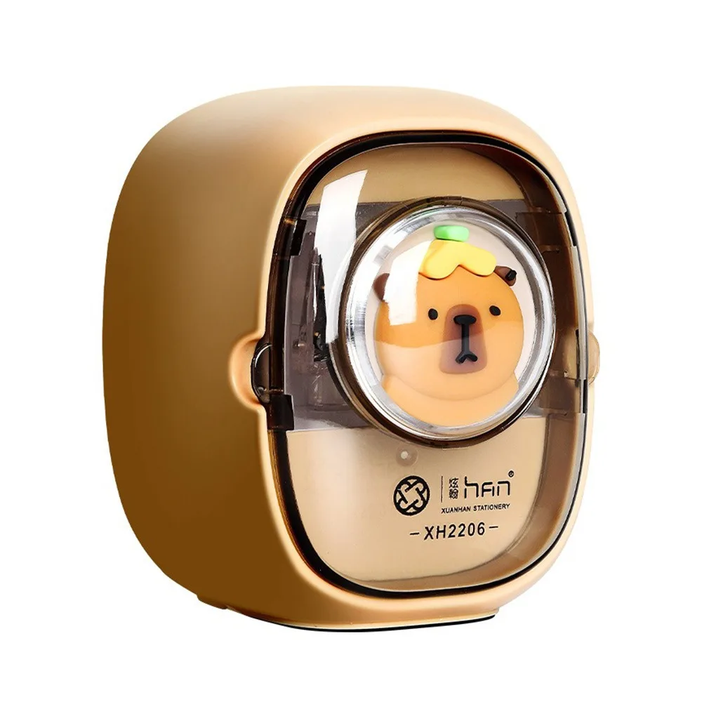 Automatically Enters Pencil Sharpener Anti Sticking Lead Capybara/Panda Semi-automatic Pencil Sharpener Pencil Sharpening Tool