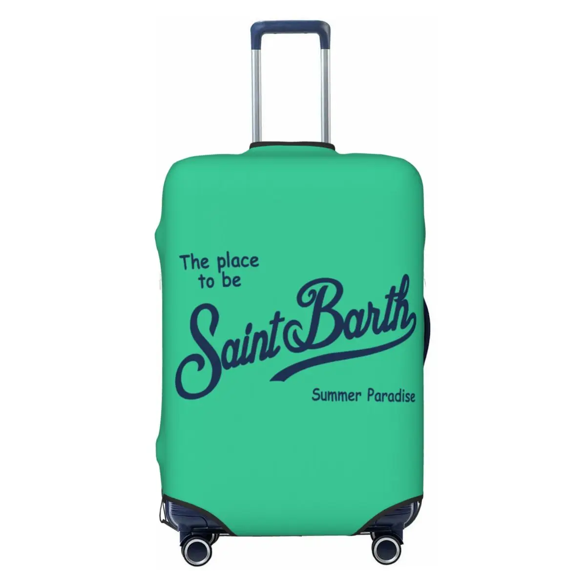 

Custom Fashion S-saints B-barths Luggage Cover Protector Washable Travel Suitcase Covers