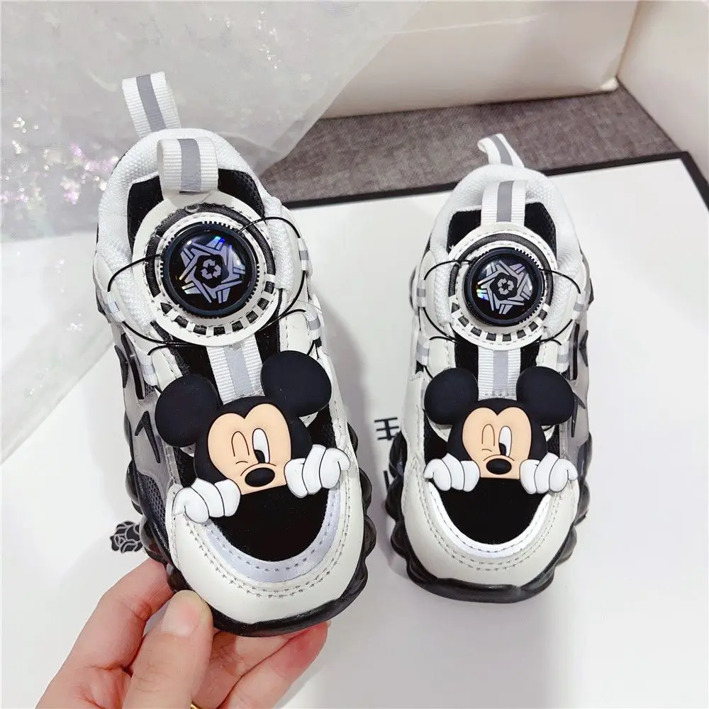 Kinder Frühling Herbst neue Jungen und Mädchen Minnie Mickey Mouse Cartoon Sport Sohle lässig laufen Kinder Kinderschuhe