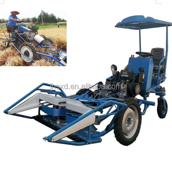 self-propelled reed pampas baler harvester /corn and rice windrower/three-wheel drive rice and wheat windrower