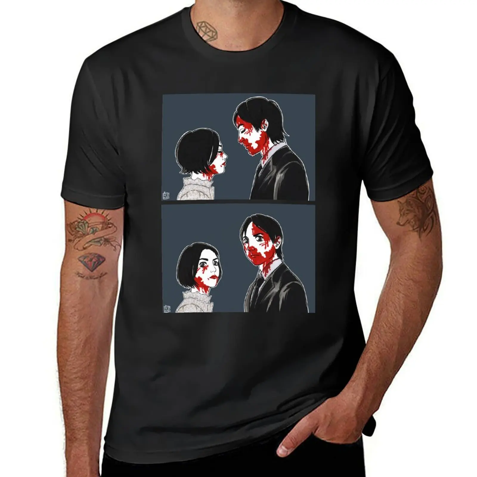 Demolition Lovers - 2 T-Shirt plus sizes quick drying graphics anime designer t shirt men