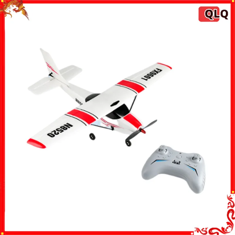 Rc Plane Fx9601 Four Channel Cessna Fighter Brushless Motor Fixed Wing Remote Control Toy Airplane Model Children'S Gift