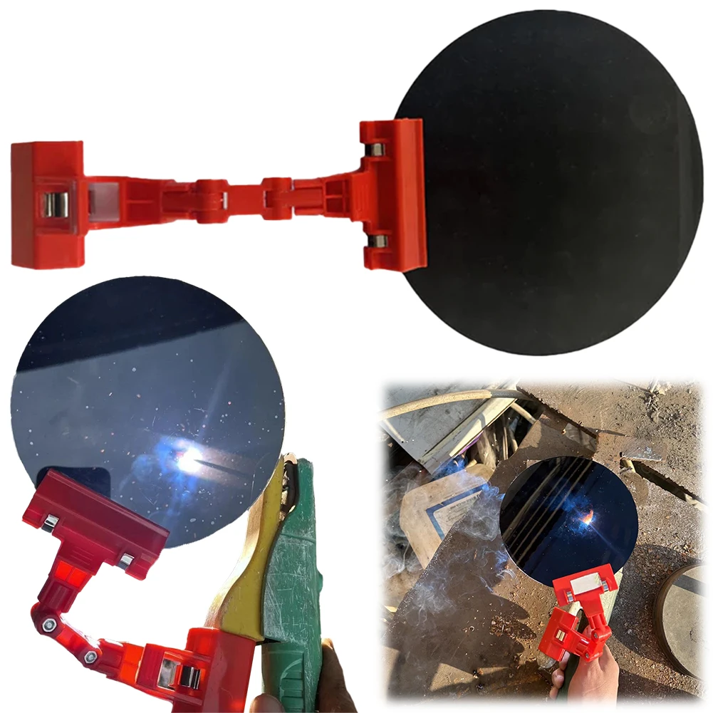 Cubierta de soldadura de mano con Clip, escudo protector de ángulo ajustable, protección ocular, equipo de seguridad para soplete de soldadura