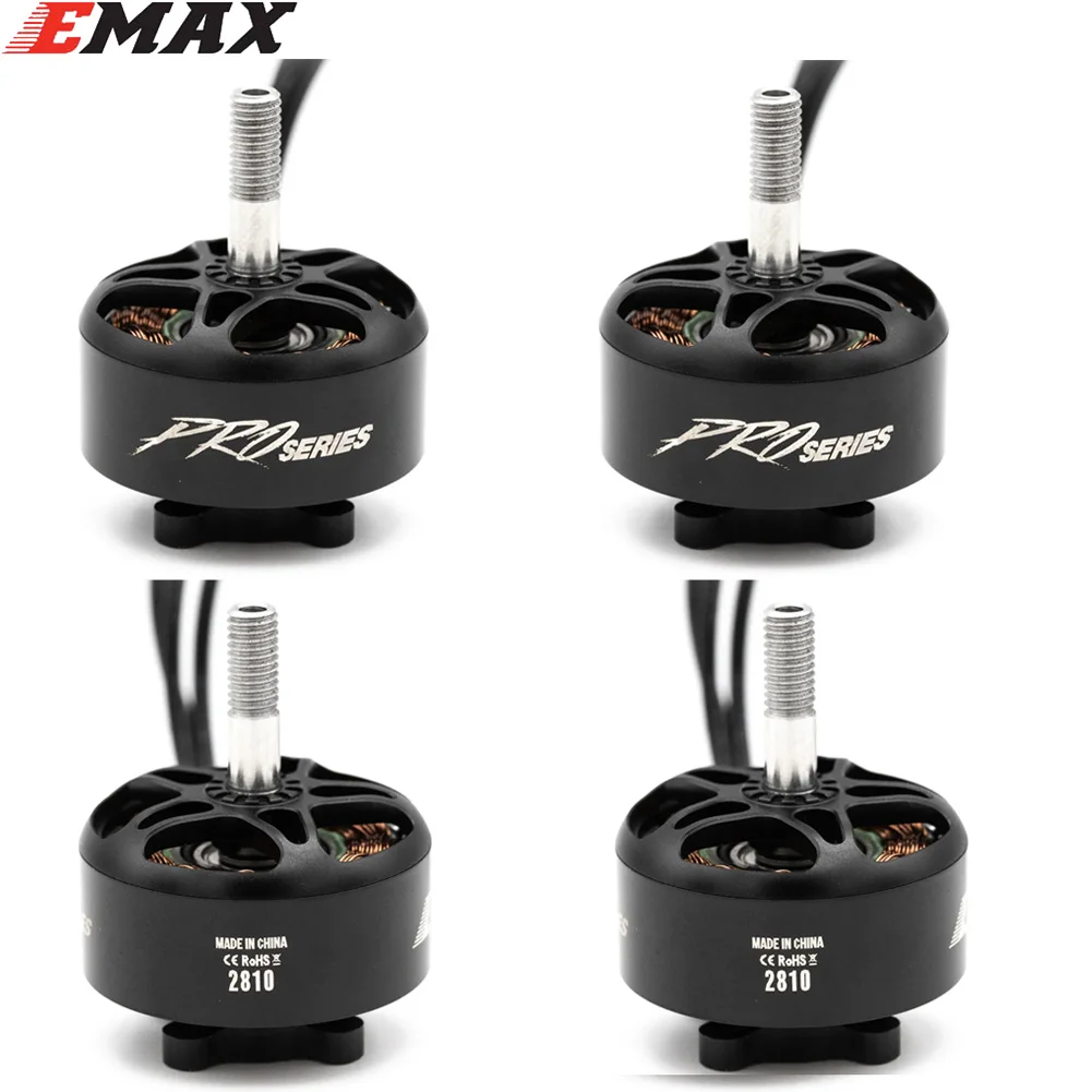 4 Uds Emax Pro 2810 950KV 1150KV 3-6S Motor sin escobillas de alto par Compatible con hélices de 7 pulgadas y 8 pulgadas para piezas de drones RC FPV