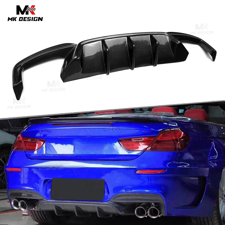 

Carbon Fiber MP Style Rear Diffuser Bumper Lip for BMW F06 F12 F13 M6 Gran Coupe 2012-2016 Rear Bumper Lip Diffuser Splitter