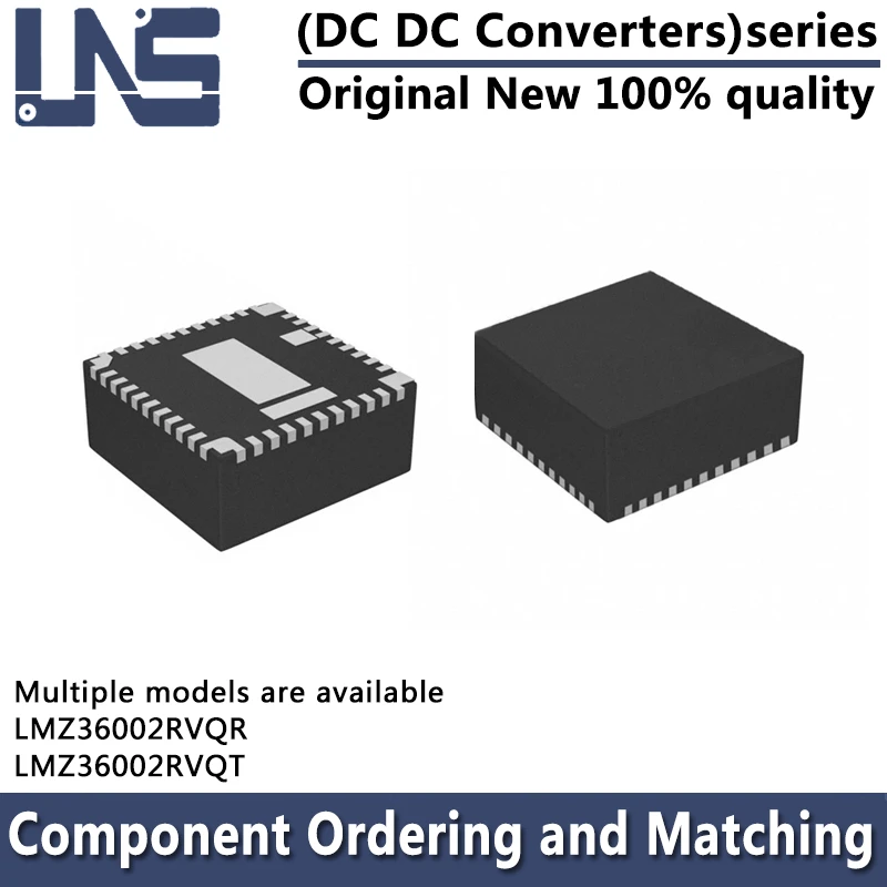 

1PCS LMZ36002RVQR LMZ36002RVQT 2.5-7.5V BQFN-43 10.2x10.2 DC DC Converters