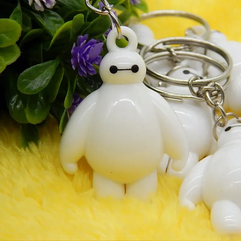 

New Disney Big Hero 6 Keychain Cartoon Action Figure Baymax Doll Children‘s Toys Car Key Hanging Backpack Pendents Holiday Gifts