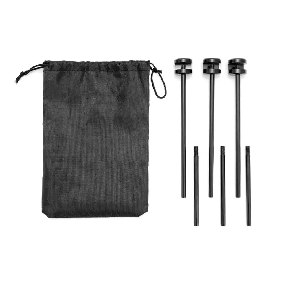 Colgador de sartén para barbacoa al aire libre, bandeja Triangular portátil de aleación de aluminio, multifuncional, soporte ajustable para barbacoa y Camping, Supp J8Q4