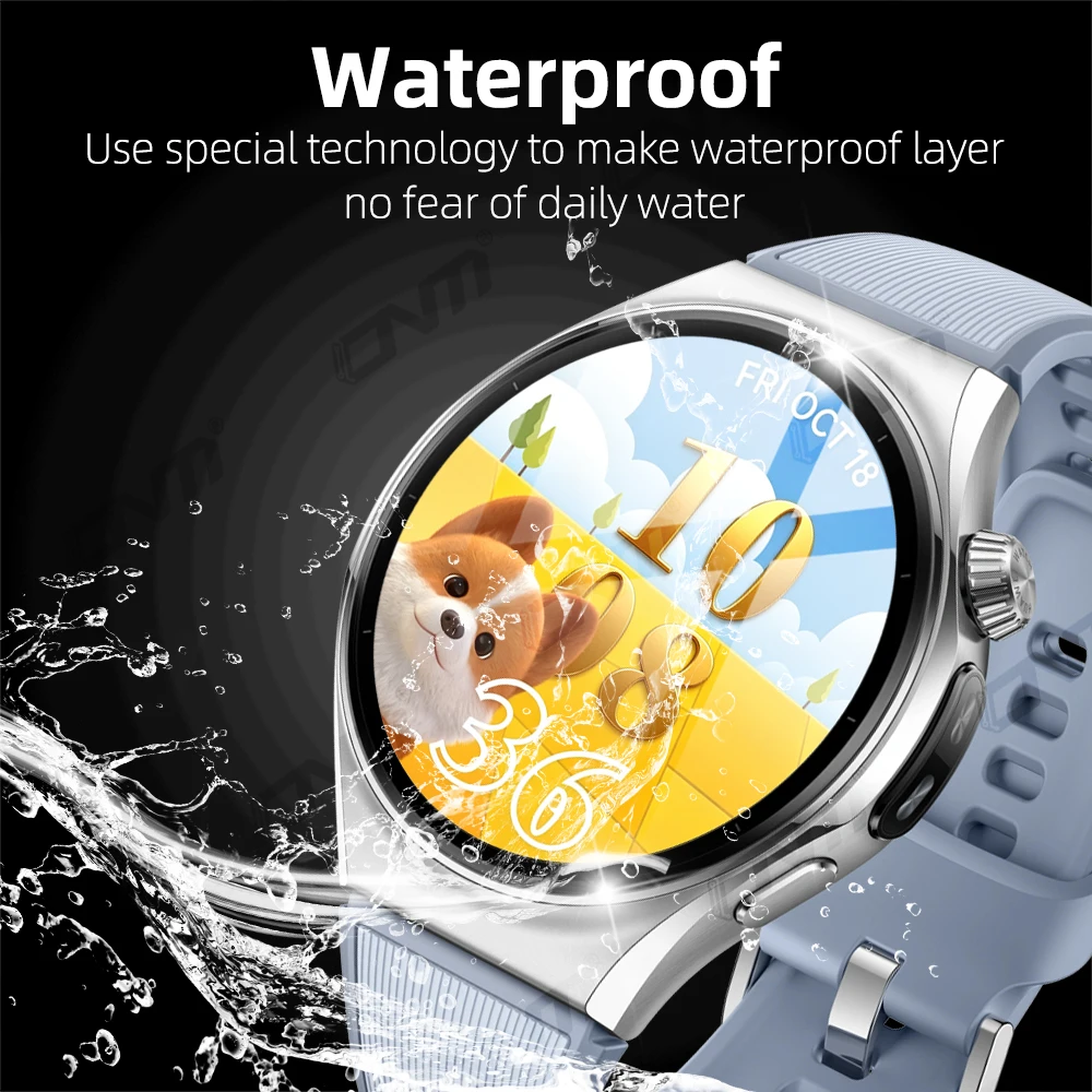 9H Thermally Curved Tempered Glass for Huawei Watch 6/6 Pro 42mm 46mm Screen Protector Durable HD Clear Anti-scratch Accessories