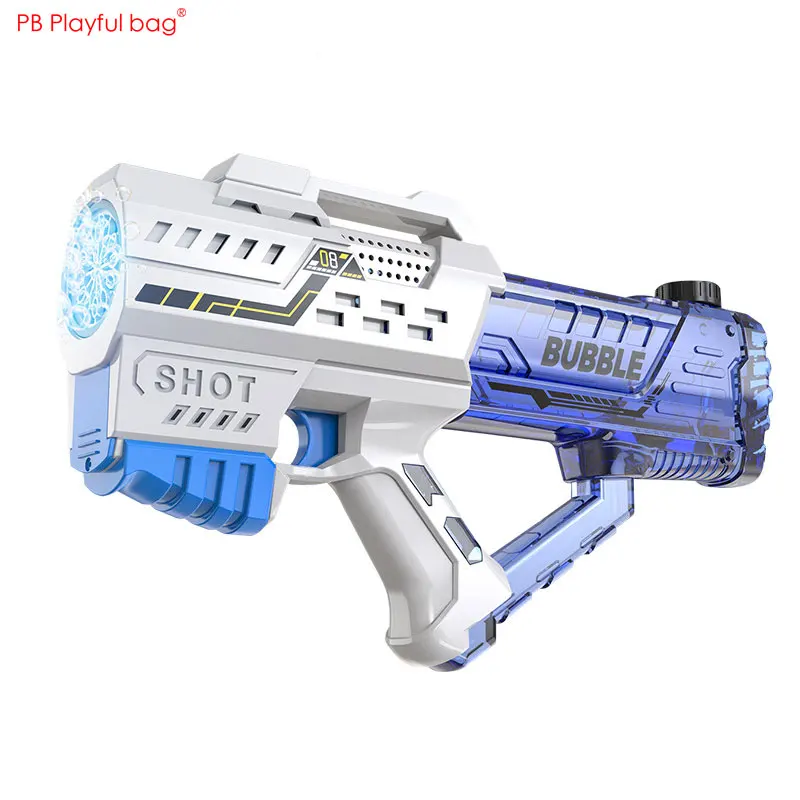 Children Hand Held Bubble Gun Full Automatic 12-hole Electric Bubble Machine Child Toys Gifts AC169