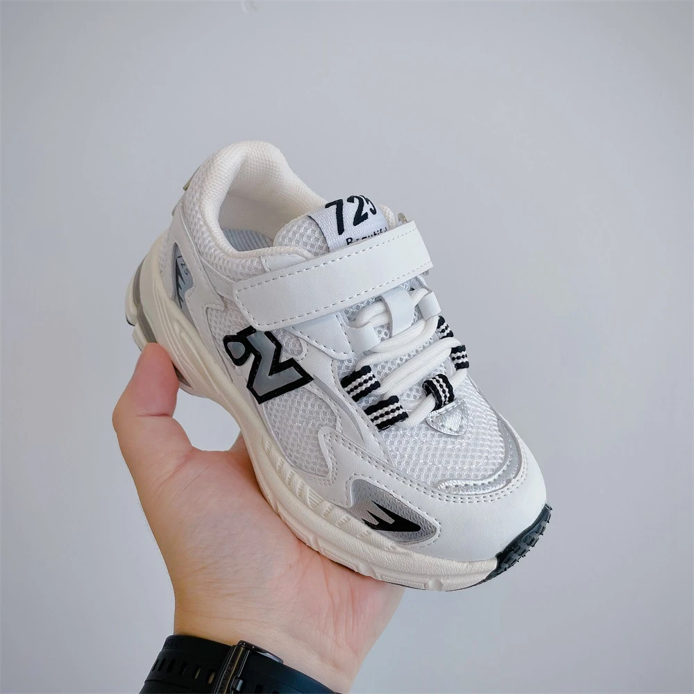 2024 New Kid Sneakers Shoes Children\'s Shoes Boys Lightweight Comfortable Sports Running Shoes Fashionable Girls Casual Shoes