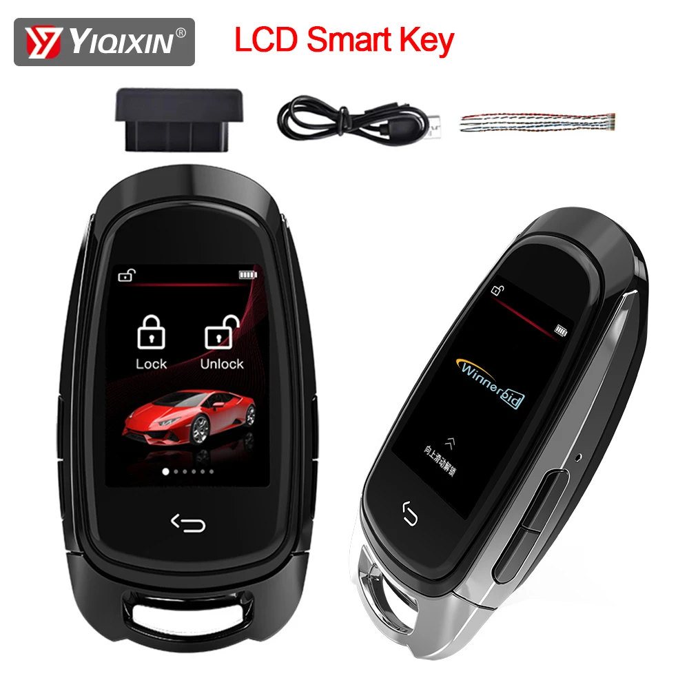 

SK05 Universal Remote LCD Smart Car Key For Mercedes Benz Ford Toyota Honda BYD Tesla Land Rover Lamborghini Nissan Hyundai Kia