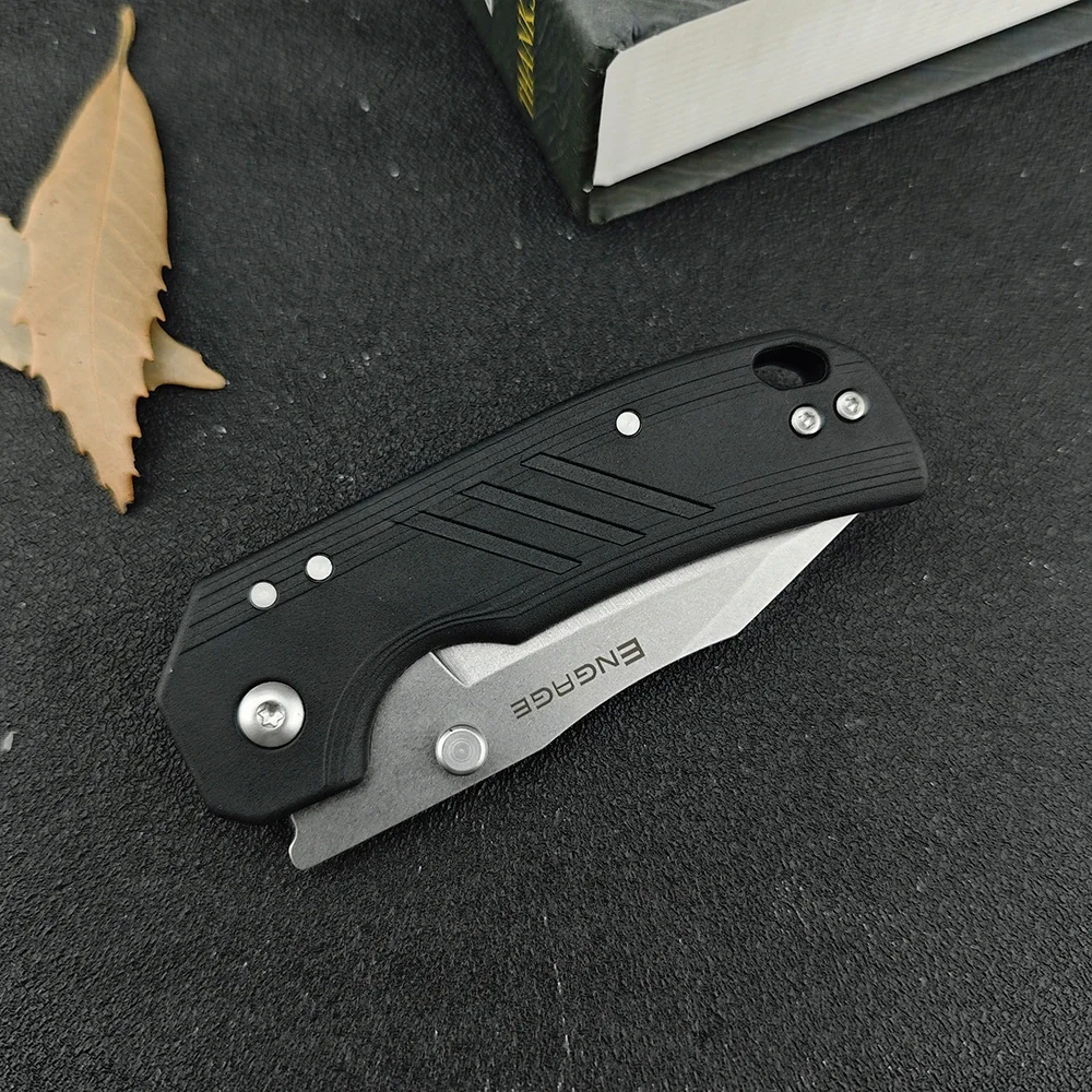 Mini 35DPLC Folding Knife Outdoor Survival Utility Pocket Knife 440C Blade Nylon Wave Fiber Handle Portable EDC Knife Multitools