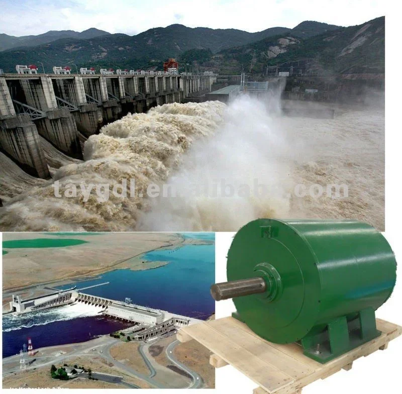 Generator Kualitas Terbaik 25kw 250rpm 50hz 3 Fase Generator Turbin Angin/Air Tanpa Bahan Bakar Generator Flywheel Rpm Rendah