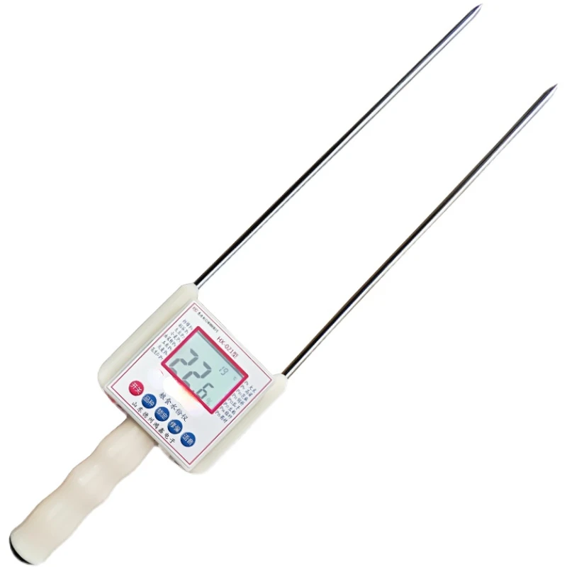 Forage Grain Straw Moisture Measuring Instrument Corn Moisture Content Tester Ensiling Grass Block