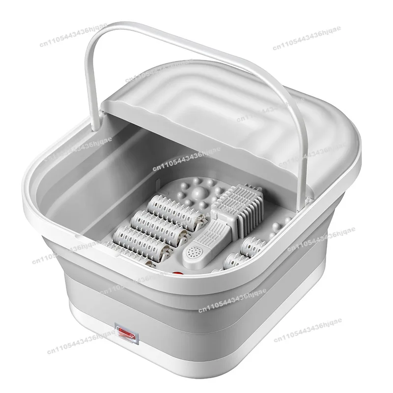 

Ведро для ног, складное в один клик, портативная домашняя массажная ванна с подогревом и постоянной температурой