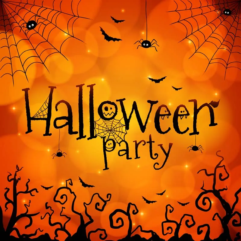 2023  Happy Halloween Decoration kid Photo Backgrounds vinyl Pumpkin Lamps Photogrphy Backdrop For Photo Studio Kits  Acessories