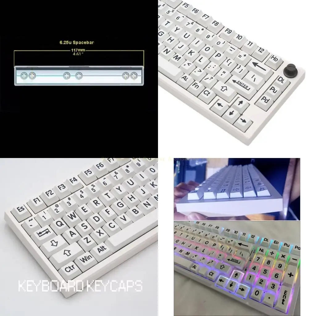 

PBT -клавишные шрифты Bold Black для механических клавиатур обеспечивают комфорт