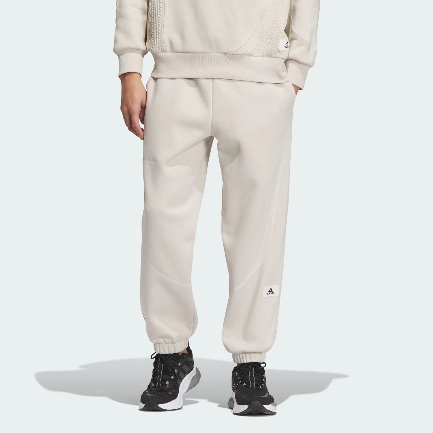 

Adidas genuine 2023 New Men's Sports Knitted Fleece-Lined Pants IP4976